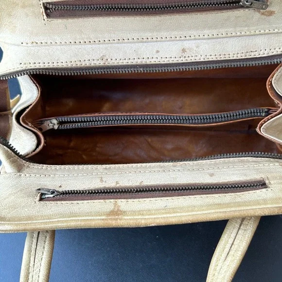 Vintage 1960's Leather Tooled Womens Purse Bag Western Vintage Retro Bag VTG - Picture 10 of 14